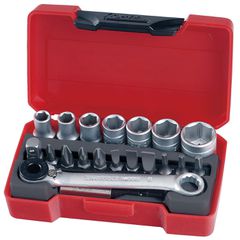 Tengtools Teng Tools, 1/4″ socket & bits set