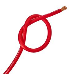 PC21OFCR Power Cable Red 4AWG/21,6mm2 OFC Auto-Connect, Sold by the meter