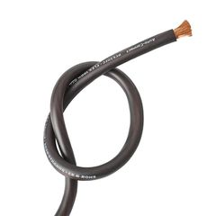 PC53CCAB Pure 30% OFC 70% Alu 53.7mm², 20m Power Wire Auto Connect, black Sold by the meter