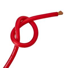 PC53CCAR Pure 30% OFC 70% Alu 53.7mm², 20m Power Wire Auto Connect, red Sold by the meter