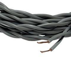 Καλώδια ηχείων (twinned) 2x1,00mm² 100% OFC 1 meter Auto-Connect 720SCTGR210L2 Grey