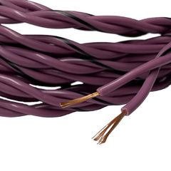 Καλώδια ηχείων (twinned) 2x1,00mm² 100% OFC 1 meter Auto-Connect 720SCTPU210L2 Purple