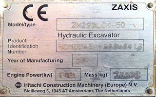 Εκσκαφέας Με Ερπύστριες Hitachi 2015 ZX290 LCN-5B-thumb-11