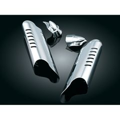 Kuryakyn Kuryakyn, Lower leg deflector shields. Chrome
