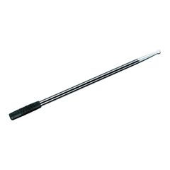 Kuryakyn Kuryakyn, Billet antenna, round/grooved. Black & raw alu