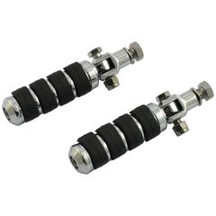 MCS Comfort stud mount foot peg kit. 1/2-20. Chrome