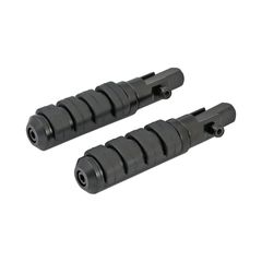 MCS Passenger comfort peg kit. 3/8-24. Black