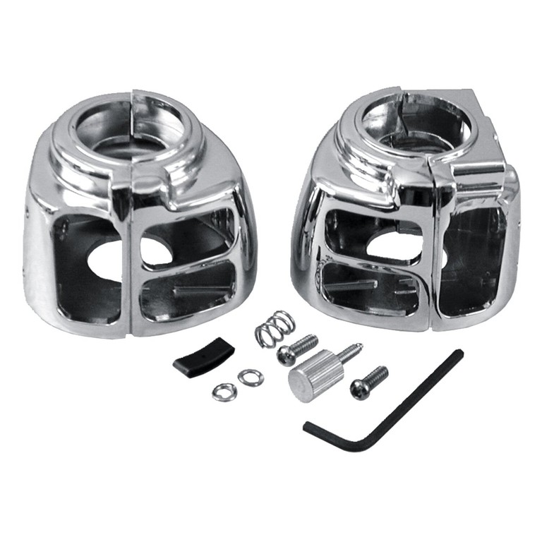 MCS Switch housing set, chrome