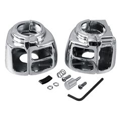 MCS Switch housing set, chrome