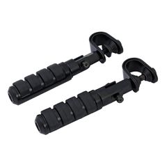 MCS Comfort foot peg set. clamp-on. Black