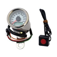 MCS Stoker, electronic speedometer. 48mm. White face