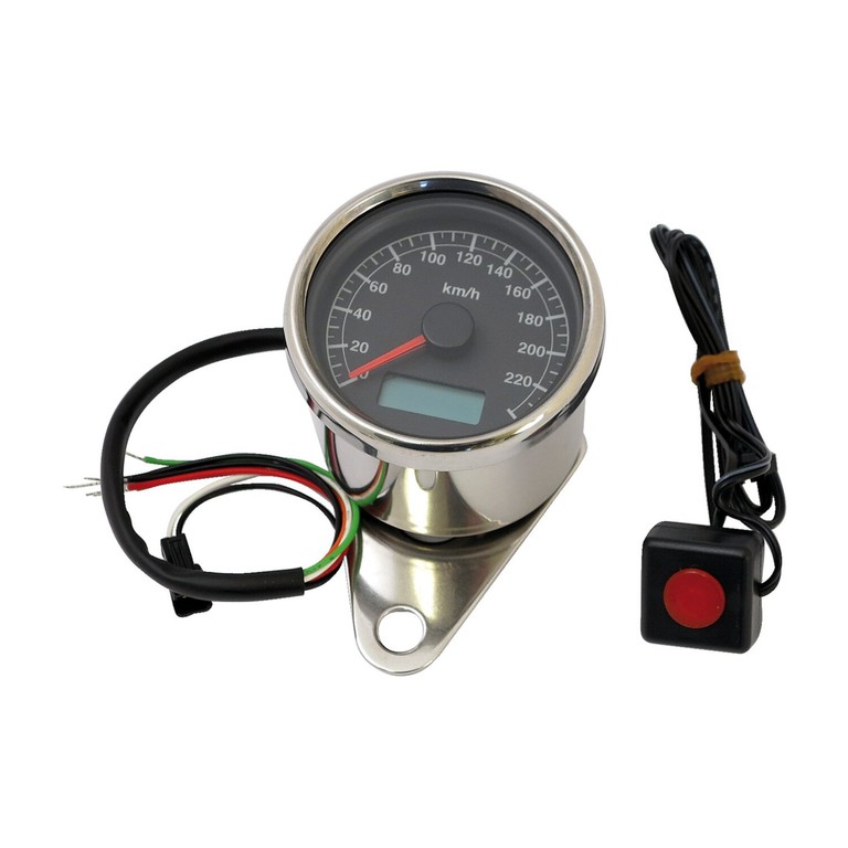 MCS Stoker, electronic speedometer. 60mm. Black face