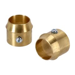 Paughco Paughco, Brass exhaust tip set. 2″ Short curve