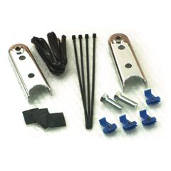 MCS Rear turn signal relocation kit. Chrome