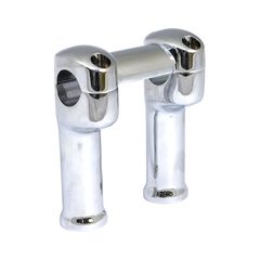 MCS Grady riser set. 5″ rise, for 1-1/4″ bars. Chrome