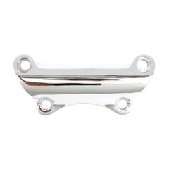 MCS OEM style Touring handlebar top clamp. Chrome