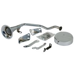MCS Early style trumpet horn kit. 6-volt. Chrome