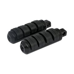 MCS Comfort foot pegs. Small diameter. Black