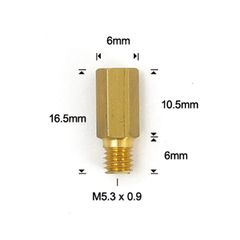 EBC EBC Keihin hex head main jets 99101-357, size 125