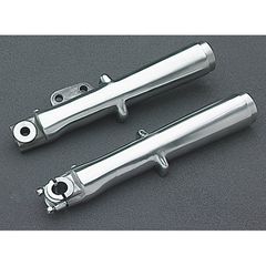 MCS FL lower fork leg set, single disc. Polished