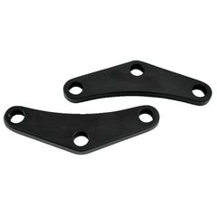 MCS XL Sportster turn signal mount brackets. Front. Black