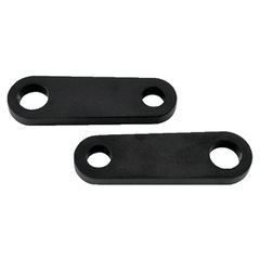 MCS XL Sportster turn signal mount brackets. Rear. Black