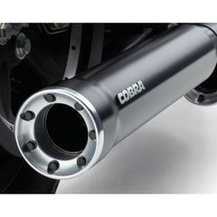 Cobra Cobra, 3″ RPT Race Pro slip-on mufflers. Black