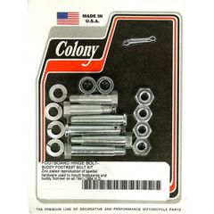 Colony Colony, floorboard and passenger peg mount kit. Zinc