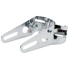 MCS Frisco-basic headlamp bracket assembly. Chrome. 37-42mm