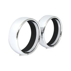 MCS Recessed trim rings. 4.5″ spotlamp. Chrome