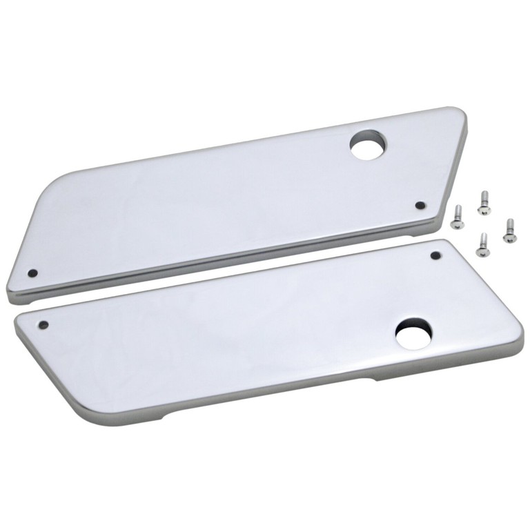 Covingtons Covingtons, saddlebag latch cover set. Smooth. Chrome