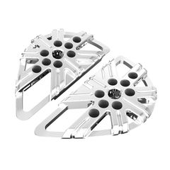 Arlen Ness Arlen Ness, 10-Gauge passenger floorboards. Chrome