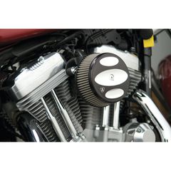Arlen Ness Arlen Ness, Stage 1 Billet Sucker air cleaner kit. Black