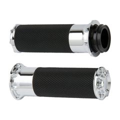 Arlen Ness Arlen Ness, Fusion billet beveled grips chrome