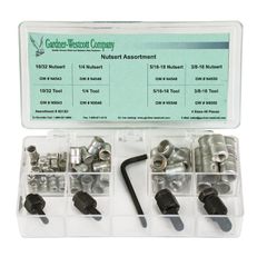 Gardner-Westcott Complete nutsert kit, usa threads