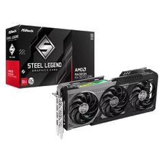 ASRock Radeon RX 9070 GRE 12GB GDDR6 Steel Legend Dark OC