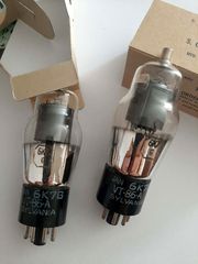 Λυχνίες ραδιοφωνου 2 X 6K7 G JAN VT-86-A SYLVANIA NOS (2 τεμ.)