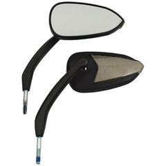 MCS Fury, LED turn signal mirror set. Black