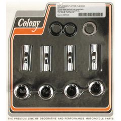 Colony Colony, 99-up upper pushrod cover kit. Chrome