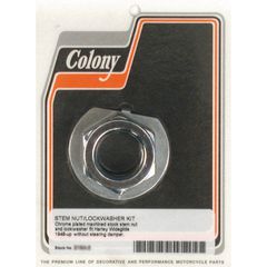 Colony Colony, Fork stem nut & lock washer kit. Chrome