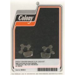 Colony Colony, Springer fender brace clip locks. Parkerized