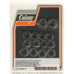 Colony Colony, floorboard stud mount kit. Black