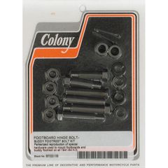 Colony Colony, floorboard and passenger peg mount kit. Black