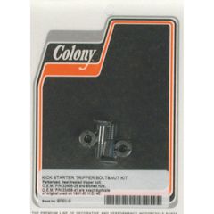 Colony Colony, kickstart tripper bolt & nut kit. Black