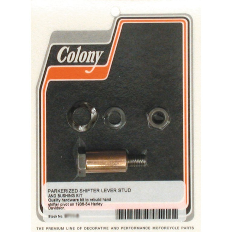 Colony Colony, shift lever stud & bushing kit. Black