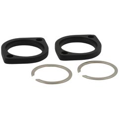MCS Exhaust flange and retainer kit. Black