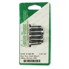 Gardner-Westcott Garner-Westcott, front/rear brake rotor bolt kit. Torx