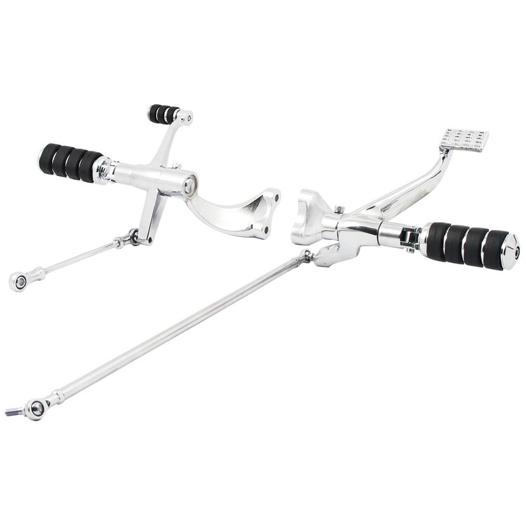 MCS Evo XL forward control kit. ISO pegs. Chrome
