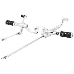 MCS Evo XL forward control kit. ISO pegs. Chrome