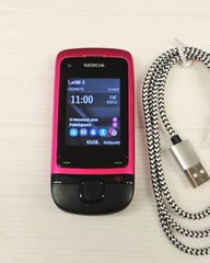 Nokia C2-05 ροζ μεταχειρισμένο κινητό με πλήκτρα Α9516 ΤΙΜΗ
